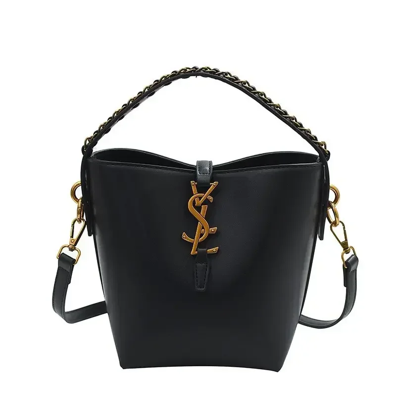 

2025 Summer New Light-Luxury Women's Bucket Bag High-End Niche Design Stylish Shoulder Messenger for All Occasions