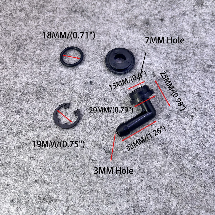1 conjunto universal de motocicleta freio embreagem cilindro mestre conector tubo óleo plug para honda yamaha suzuki kawasaki ZX-6R ZX-10R