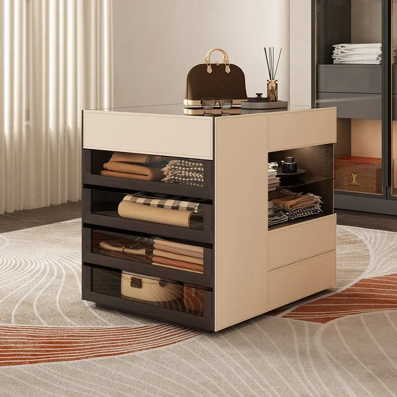 

Small Apartment Bedroom Floor Display Household Minimalist Storage Chest of Drawers
