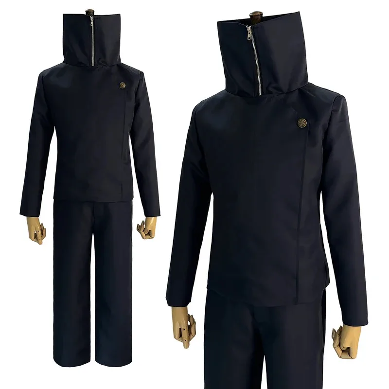 

HOLOUN Jujutsu JJK Manga Anime Inumaki Toge Cosplay Costume Wig Jacket Pants Dark Blue Rose Net Synthetic Halloween Christmas