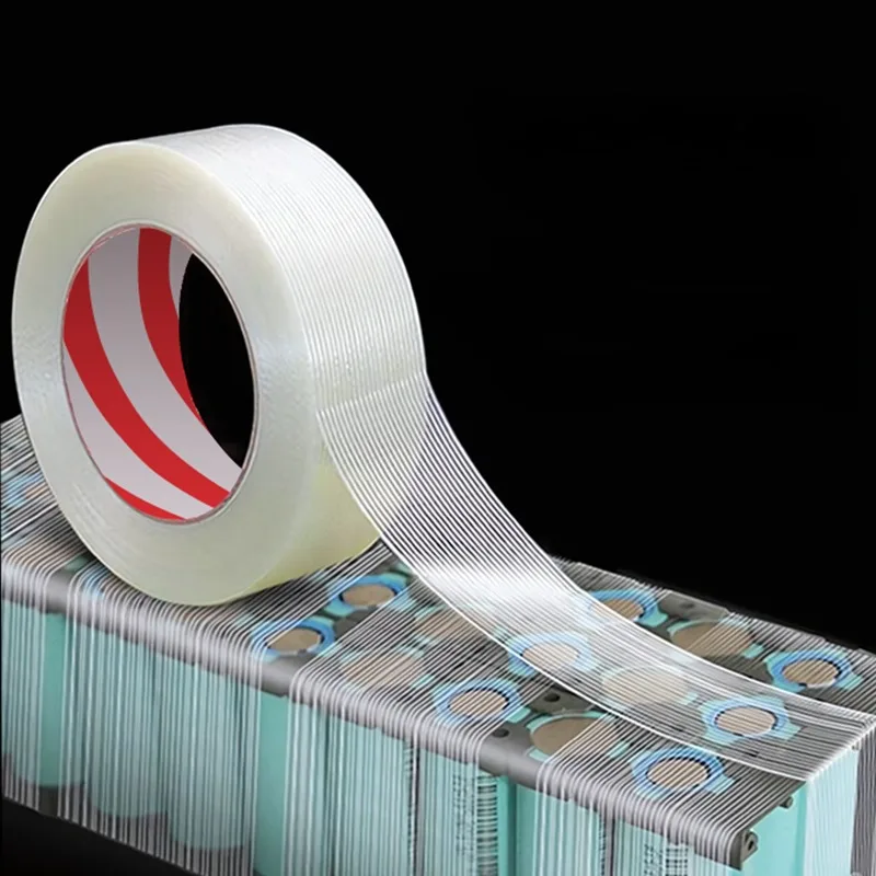 Super Durable Fiberglass Reinforced Striped Adhesive Repair Tape, High Tensile Strength Tape for DIY Toy & Aircraft Model Making
