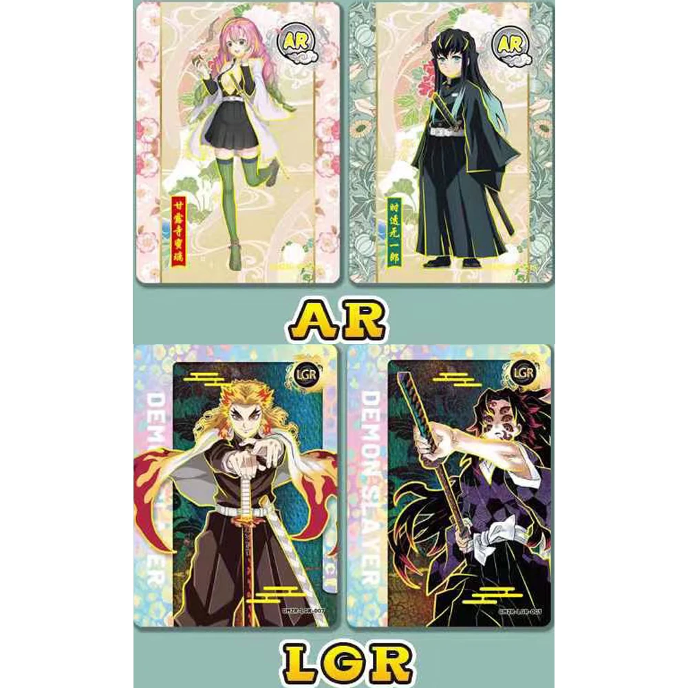 Wholesale Demon Slayer Card Collections Booster Box Japanese Anime Game Child Kimetsu No Yaiba Children Christma Gifts