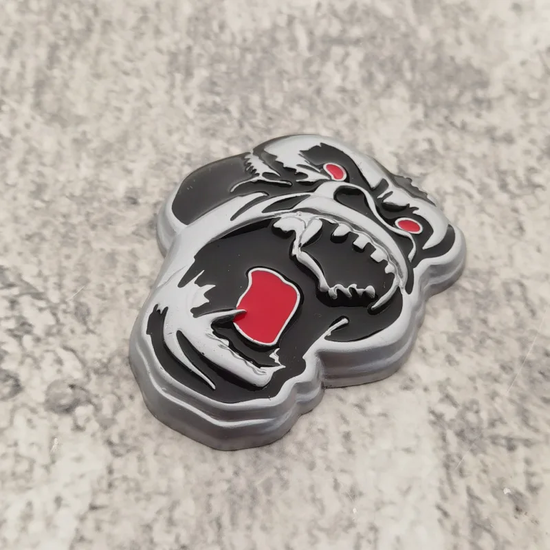 High-quality Modification 3D Metal Car Stickers Diamond Gorilla Roar Scratch Cover DIY Decoration Car