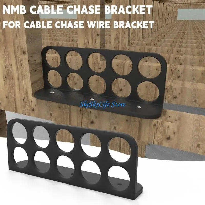 

E65E 20Pcs 10 Hole Cable Rack Wire Bracket Cable Support Wire Bracket Holder Rack