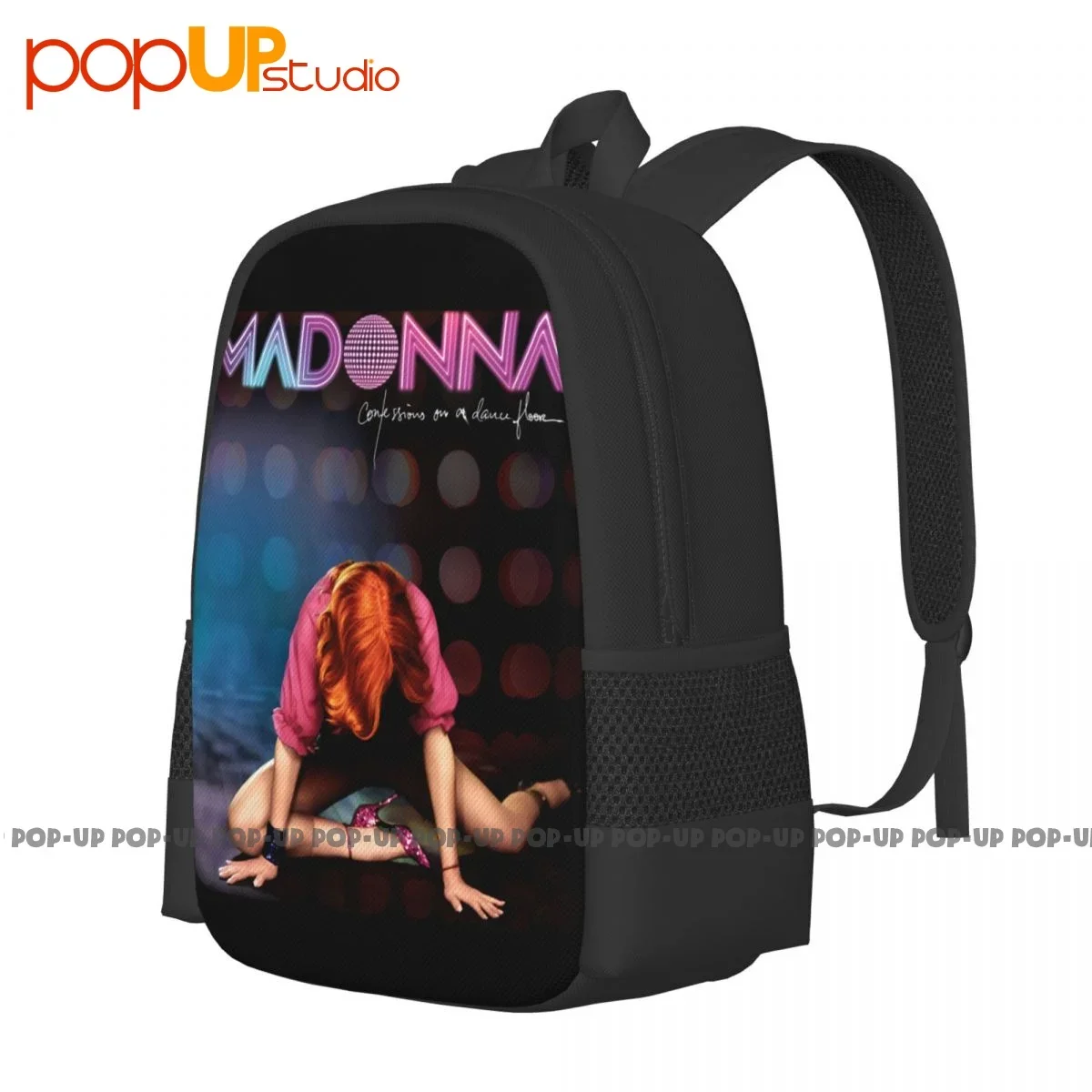 Vintage Confessions On The Dance Floor Madonna Backpack Large Capacity Gym Foldable 3d Printing Large Capacity