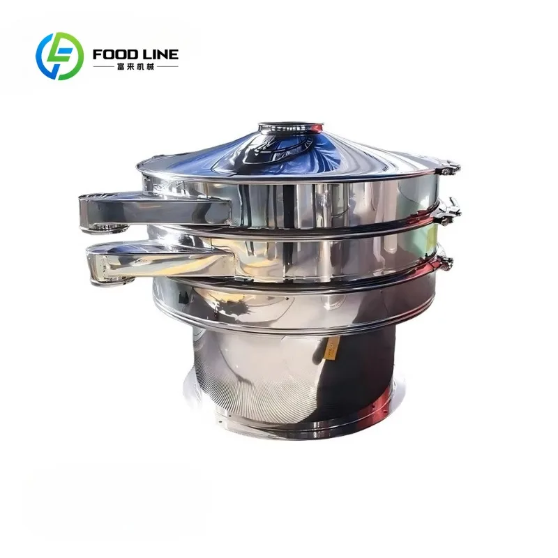 High Precision CE Certified Vibro Sifter Sieving Machine Classifier Equipment  for Food Chemical Powder Screening