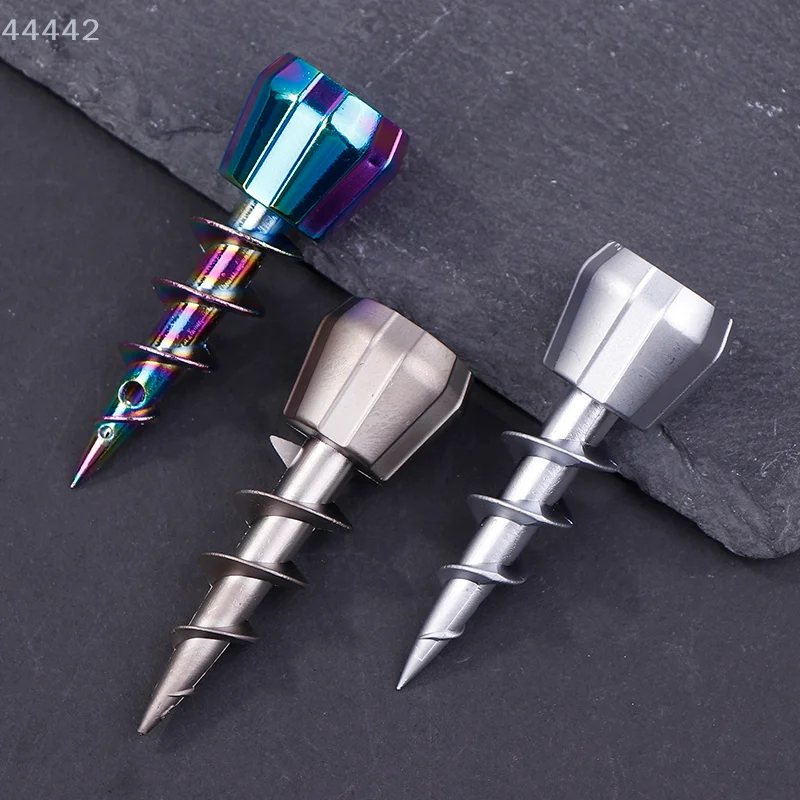 23 مللي متر لملحقات التدخين المسمار المعدني الشيشة انبوب ماء رئيس الشيشة التبغ السلطانية المعدنية المسمار شكل المحمولة #5