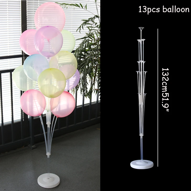 1Set Table Float Balloon Stand Holder PE Balloons Column Happy Birthday Party Decoration Wedding baby shower balloon Accessories