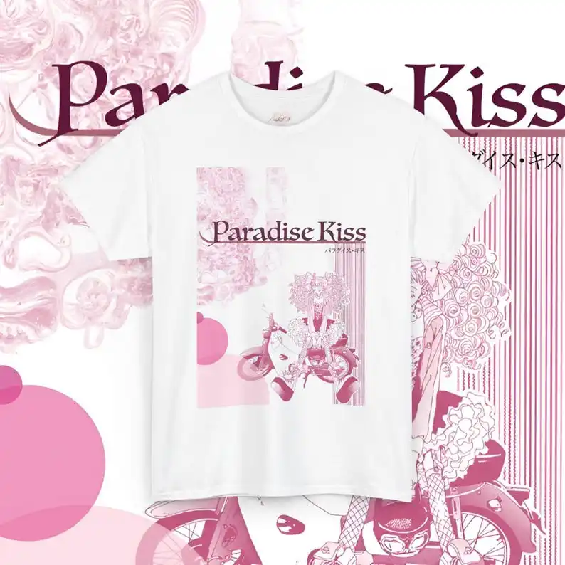 Paradise Kiss Shirt Vintage Anime T-Shirt Retro Anime Merch Unisex Shirts