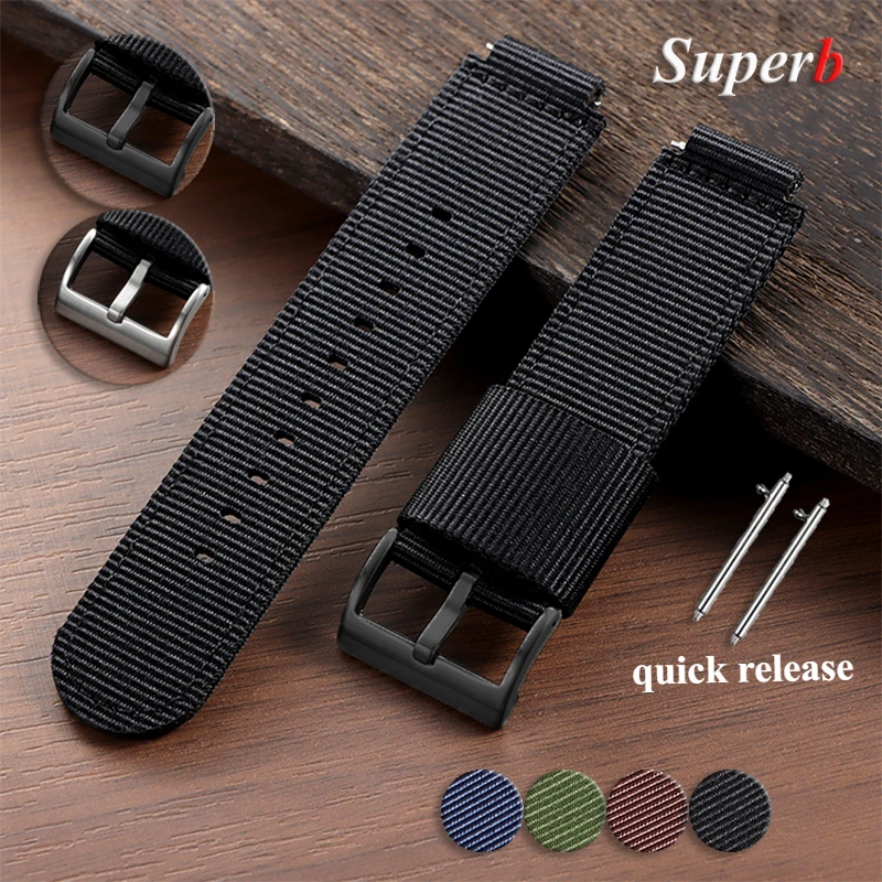 16mm 18mm Nylon Watch Band for Casio AQ-S800 GA100 GA2100 F-108 DW6900 MRW-S300 AE-1000 GA-700 W-218H Sport Canvas Strap for Men