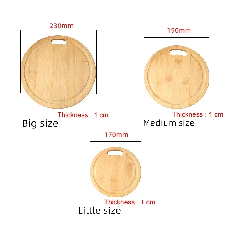 Cutting Board for Kitchen Natural Bamboo Chopping Board Thickened Board Double Sided Food Grade Fruit Meat Chopping Board view 2