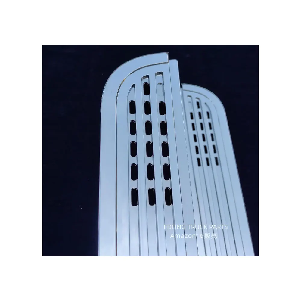 FDONG 1 Set 2 Pcs Chrome Rear Window Garnish for FUSO NEW F420