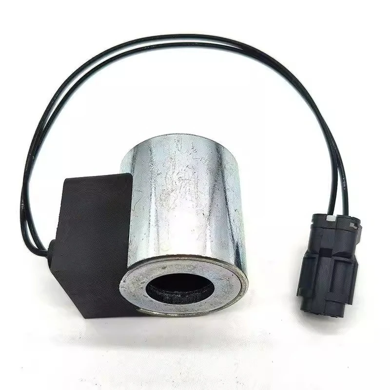 1PC For Sany SY55 75 95-8-9 Excavator Pilot Solenoid Valve Coil 12/24v