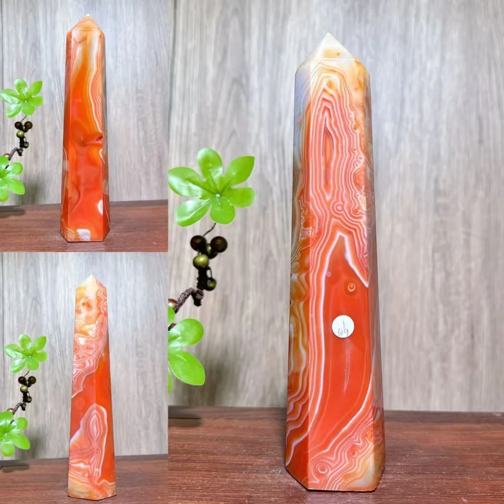 

1PC Natural Unique Red Carnelian Agate Raw Geode Towers Stone Healing Crystal Reiki Energy Home Decoration Ornaments Gifts
