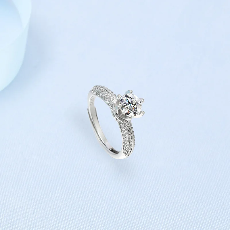 2026 Korean-style 925 sterling silver morganite ring - ideal for a proposal, engagement, or wedding party. Elegant jewelry.