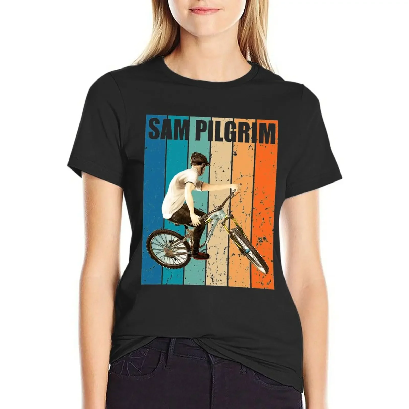 

Sam Pilgrim Artwork T-Shirt quick-drying graphics hippie clothes anime t-shirts for Women cotton