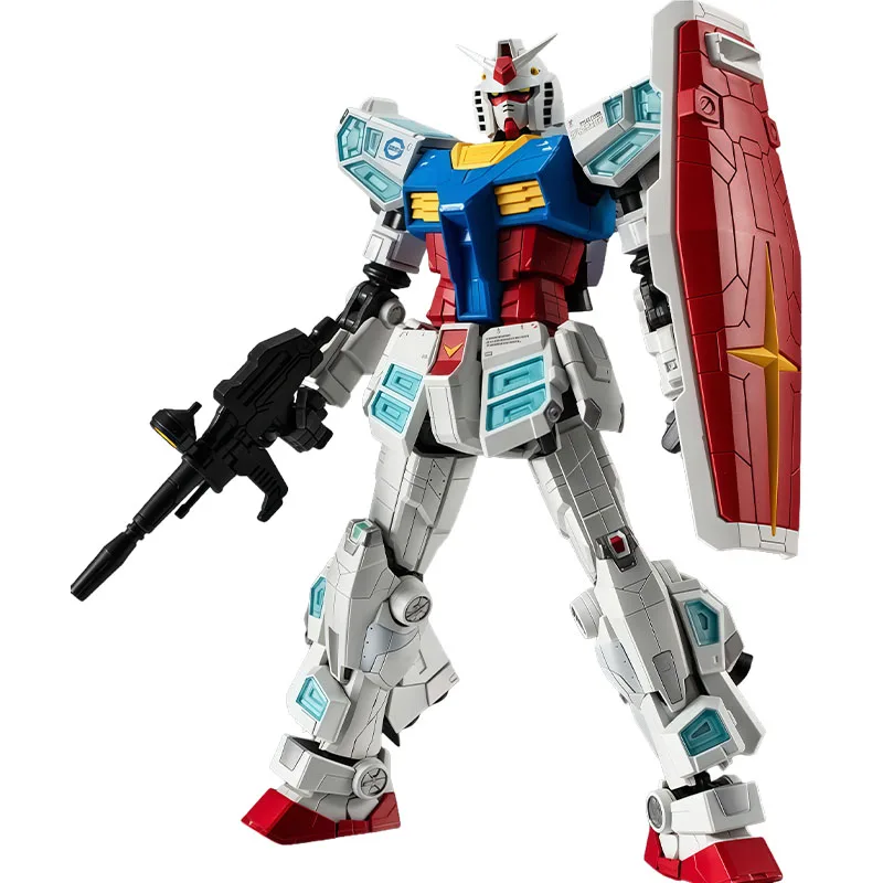 بانداي حقيقية روبوت الأرواح أنيمي الشكل RX-78F00/E جاندام ألعاب شخصيات الحركة لصبي أطفال هدية تحصيل نموذج الحلي