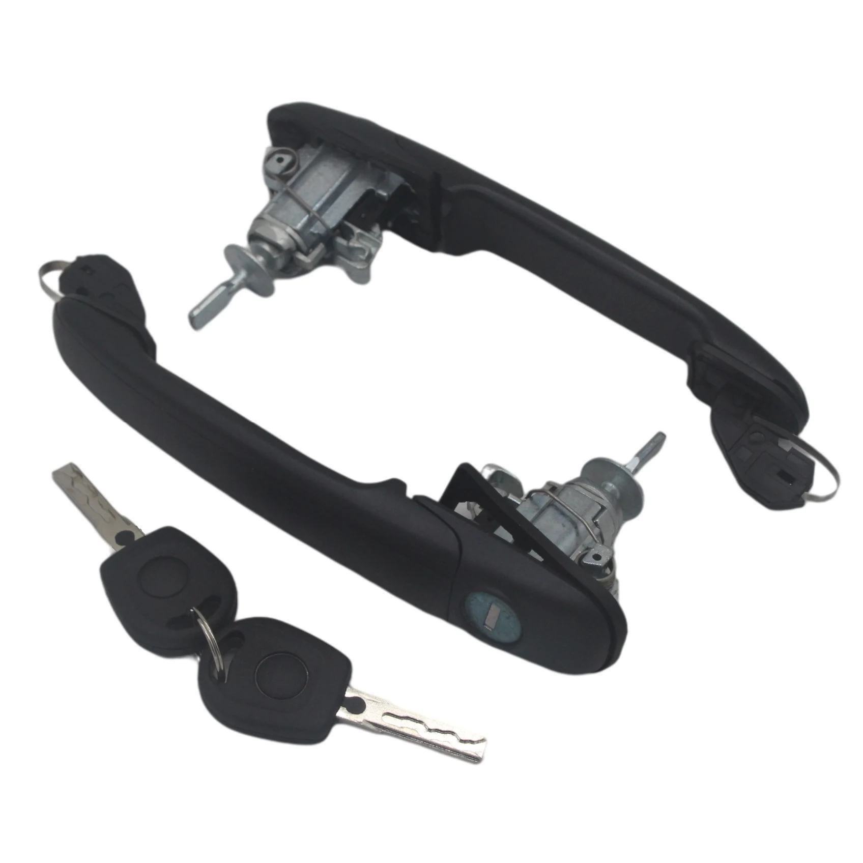 for Ford Galaxy VW Sharan Seat Alhambra 6K0837205 6K0837206 2pcs Front Left Right Door Handle with 2 same Keys