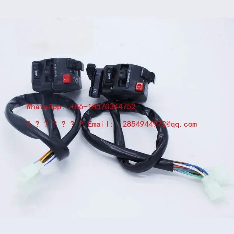 

ATV Motorcycle Accessories 5 Function Switch with Damper Headlight Horn Start Turn Signal Off