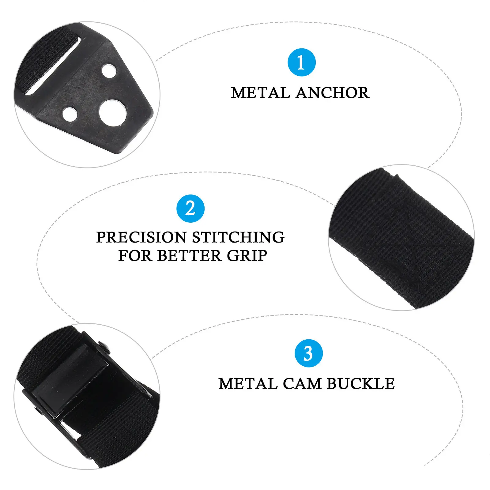 2Pcs Furniture Anti-Tip Straps Adjustable Heavy Duty Safety Strap Child Protection TV Screen Furniture Strap Secure