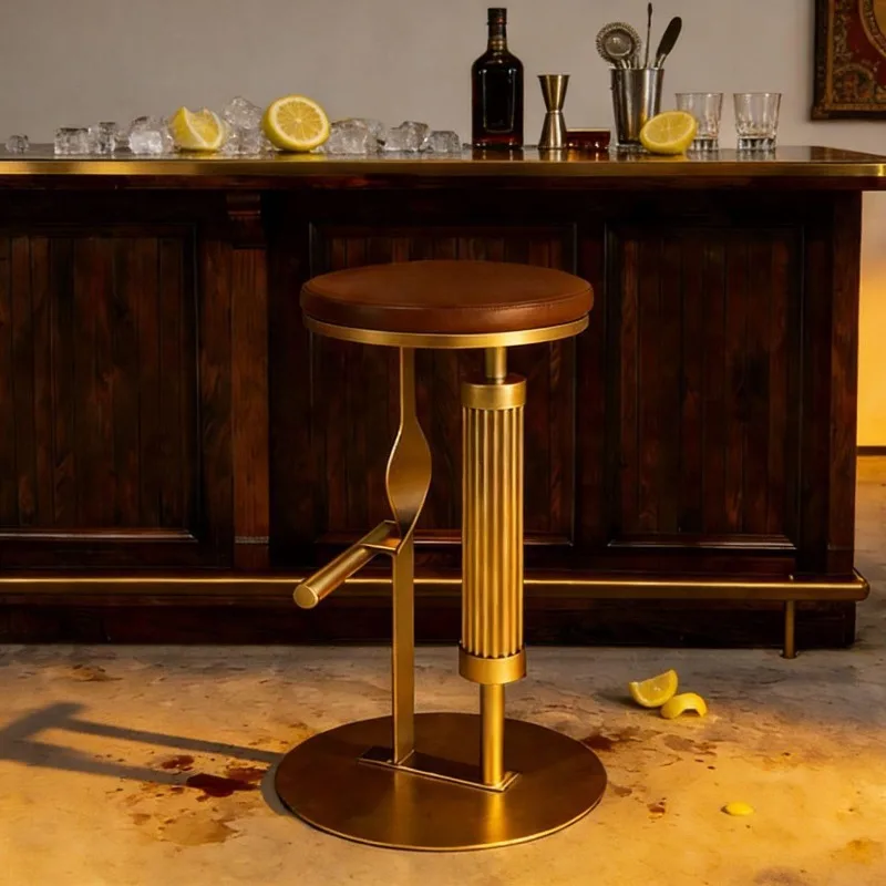 FOR Home Bar Chair Simple Modern High Stool [fixed Model] Sitting Height 75CM