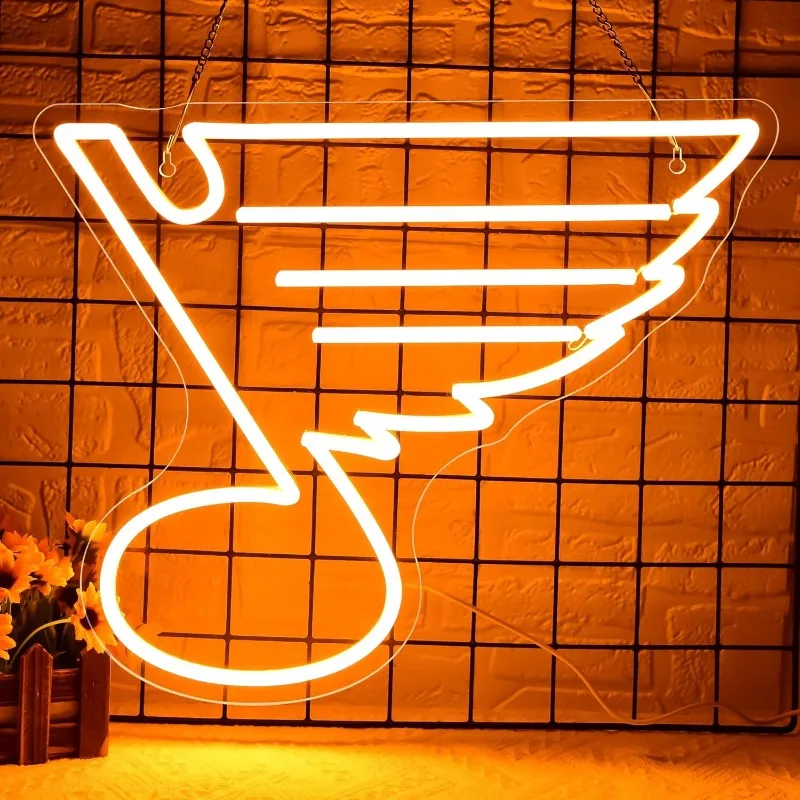 Imagem -02 - Xm-hockey Neon Light For Wall Decoration Led Neon Light Man Caverna Clube Quarto Festa Bar Presente para Homens Meninos Fãs