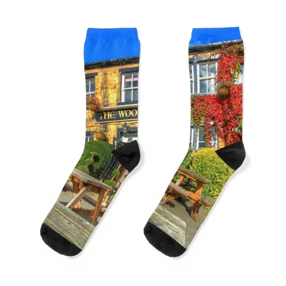 

Cheers From The Emmerdale Woolpack Esholt Socks cute compression crazy hiphop Socks For Girls Men's