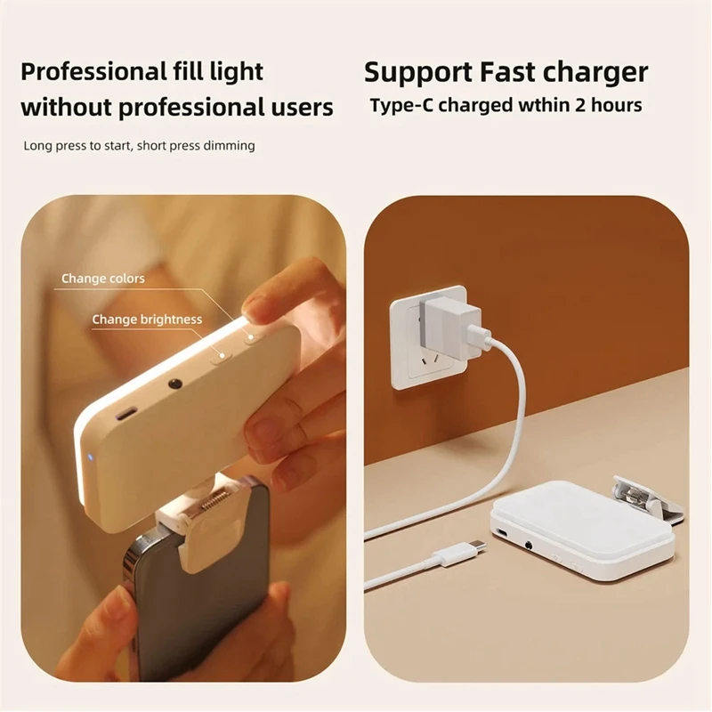 ضوء LED بمشبك ضوء سيلفي للكمبيوتر المحمول للهاتف اللوحي ضوء الكمبيوتر للتصوير الفوتوغرافي والمكياج وإضاءة المؤتمرات