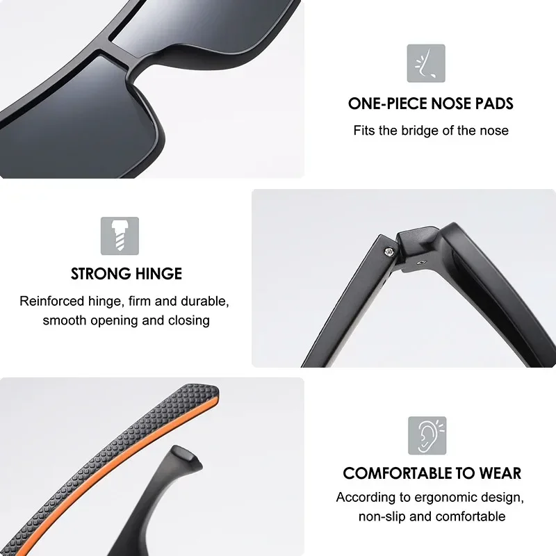 2024 Oversized Square Vintage Sunglasses men Luxury Brand Eyeglasses Women/men Luxury Linea Rossa Flask Sunglasses Glasses Men