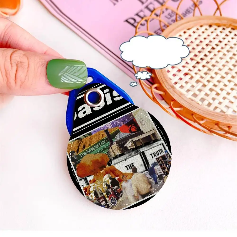 Band T-the R-rain Cool O-oasis Waterdrop Aped N Acc Control Card Holder For Vehicles Public Transport Keychain Protective Cover