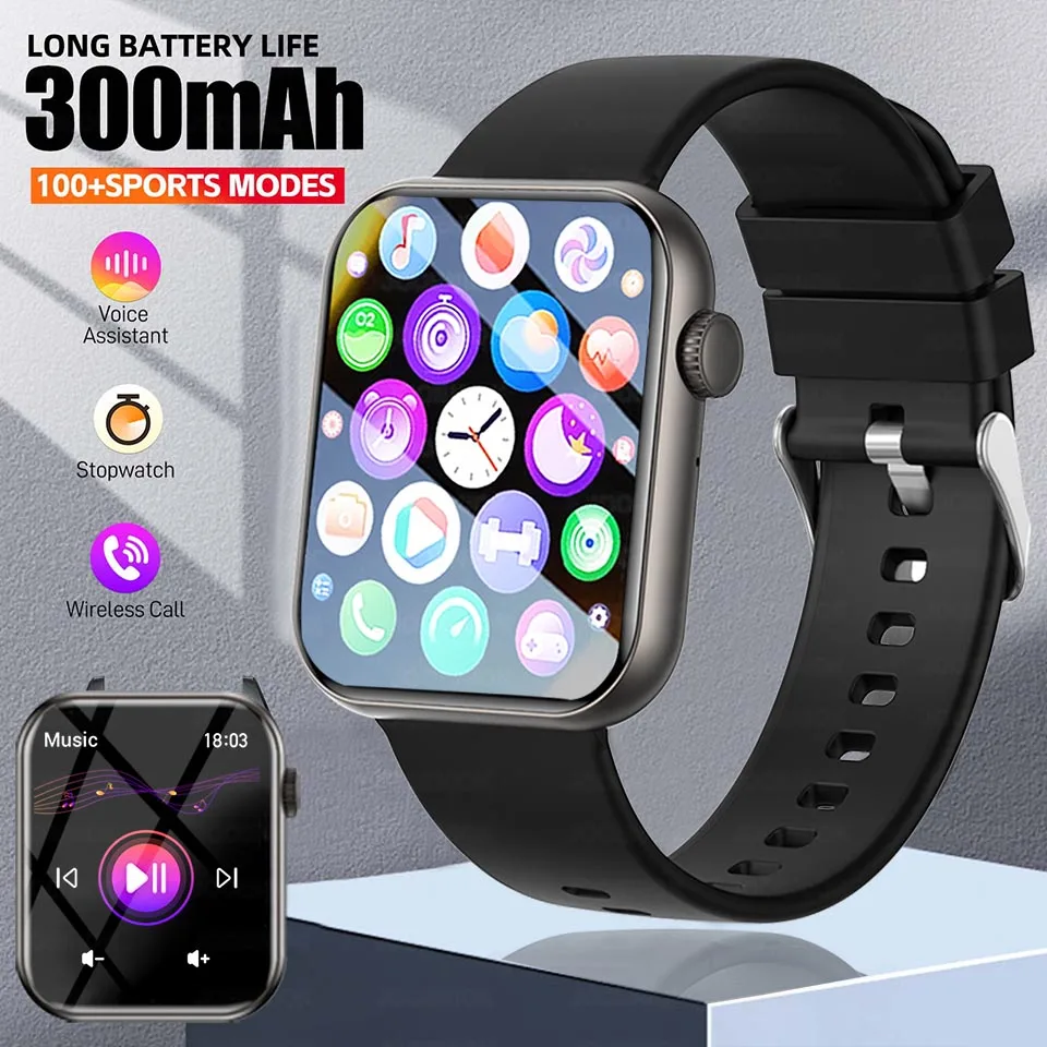 

Classic Smart Watch Men 1.9-inch Bluetooth Call Multiple Sports Modes Watch Heart Rate IP68 Waterproof Smartwatch Women 2025 New