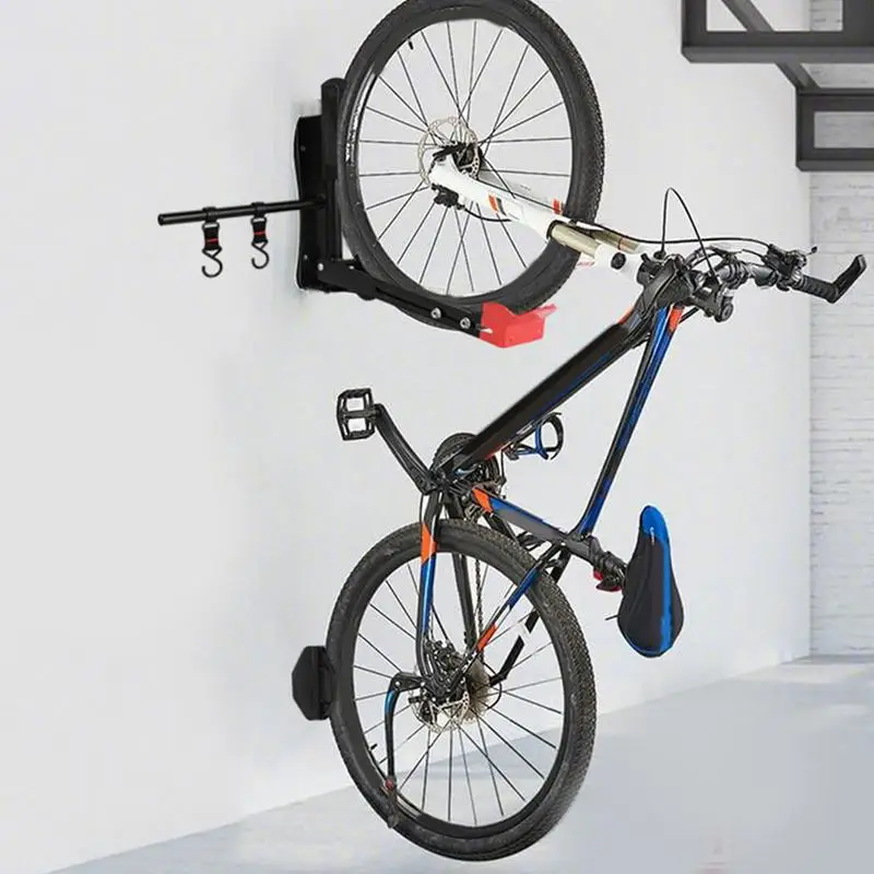 Cycle Wall Mount No-Lifting Cycle Garage Storage Wall-Mounted Cycle Garage Storage Vertical Cycle Storage Holder Folding With