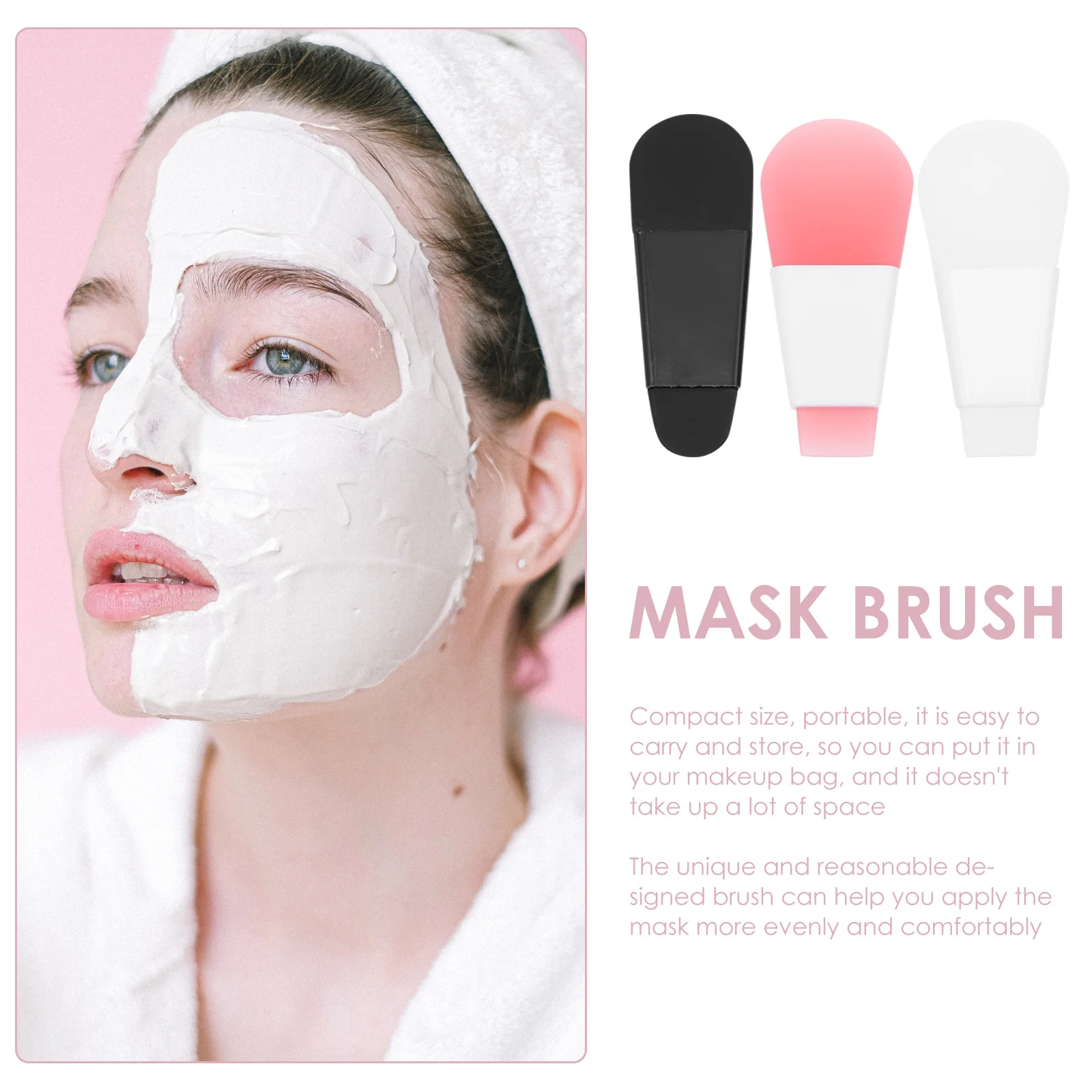 9Pcs Silikon Gesicht Maske Pinsel Kurzen Griff Gesichts Schlamm Applikator Tragbare Gesicht Pflege Werkzeuge Multifunktions Maske Schönheit Zubehör