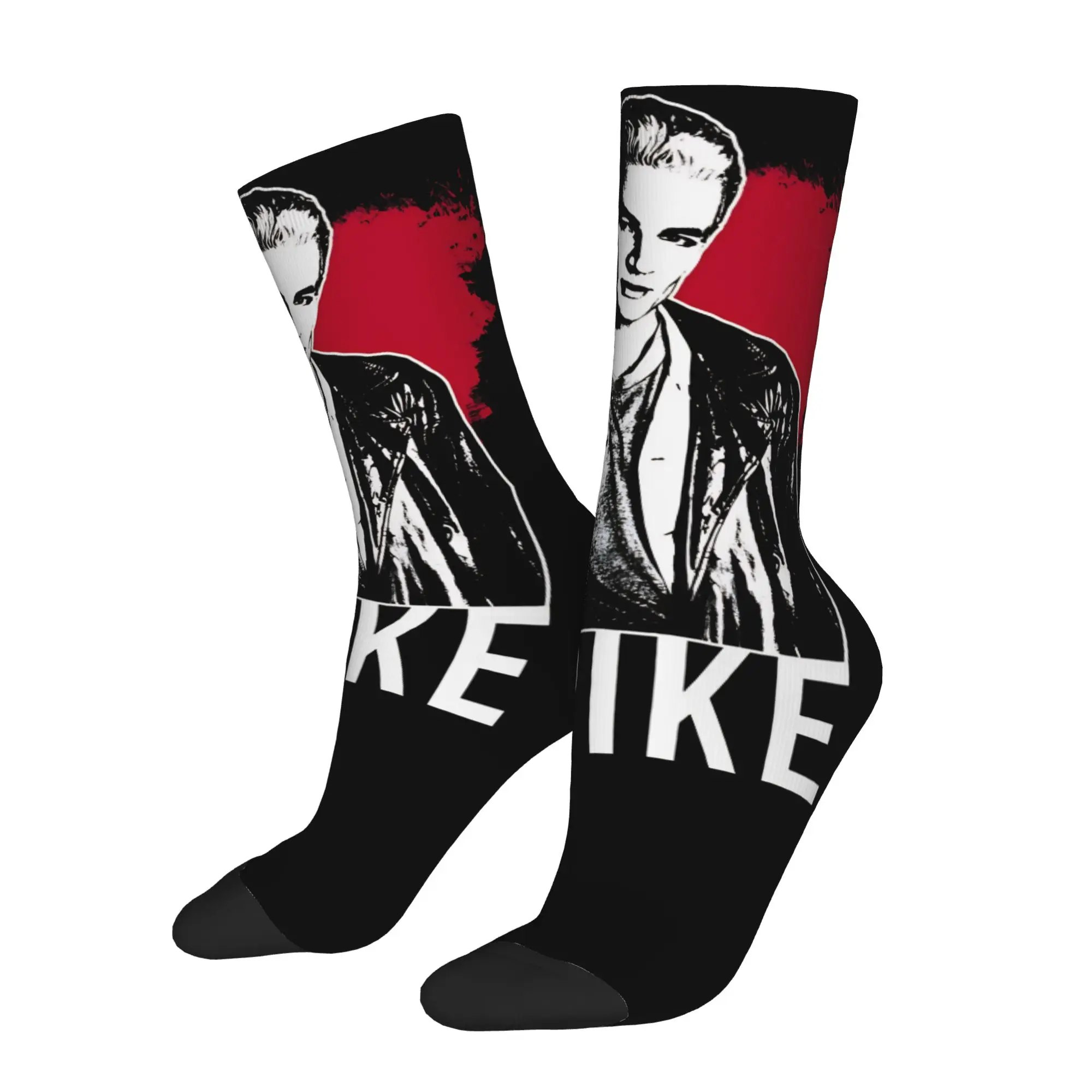 Fashion Men's Socks Harajuku Spike Buffy the Vampire Slayer Sock Polyester  Graphic Women Socks Spring Summer Autumn Winter