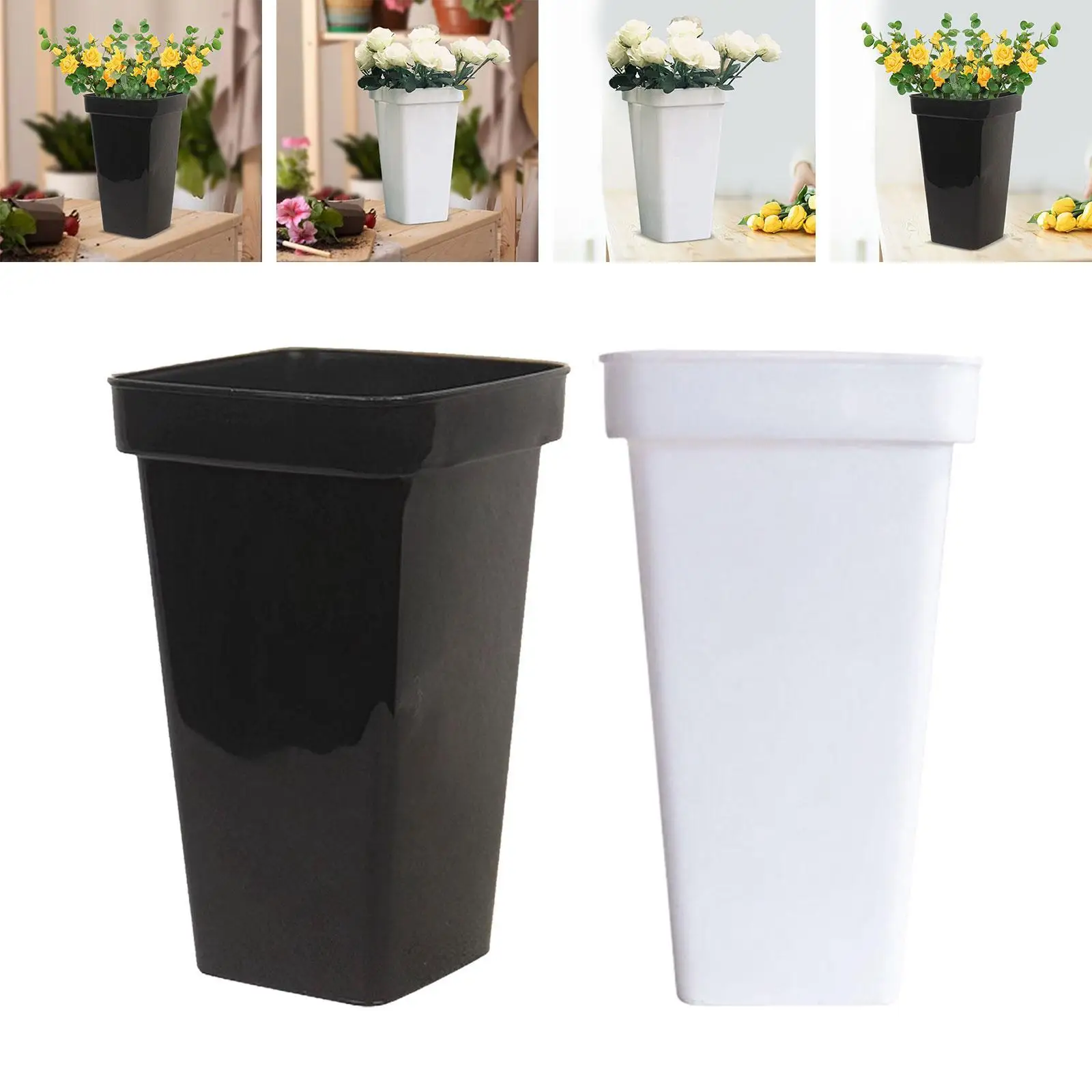 PP Flower Bucket for Cut Flowers Flower Holder Accessory Versatile for Bouquets Lightweight Flower Pail Flower Container