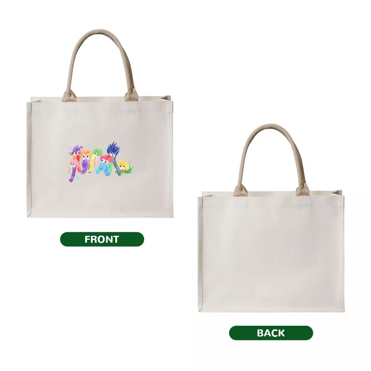 Don't Step on the Mome Raths! Tote Bag Canvas bag for women bags woman 2025 university shopper bag tote bags aesthetic