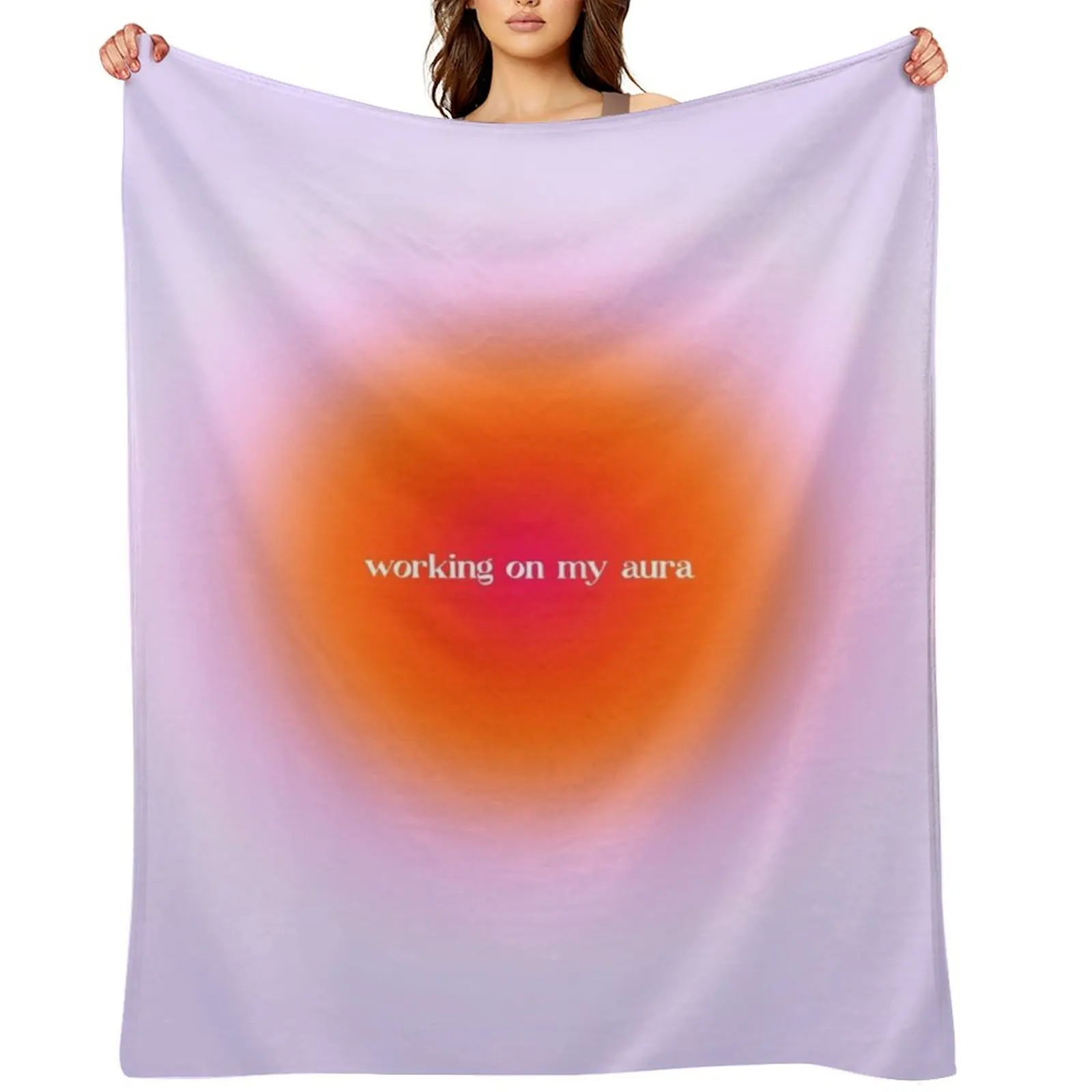 Working On My Aura Gradient, SZA Love Galore Throw Blanket for babies Blankets For Bed Travel Stuffeds Furrys Blankets