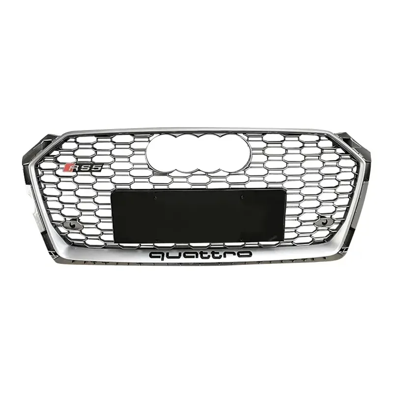 

RS5 honeycomb car grill for Audi A5 S5 B9 Auto parts front grill for Audi S5 high quality ABS material RS style 2017-2019