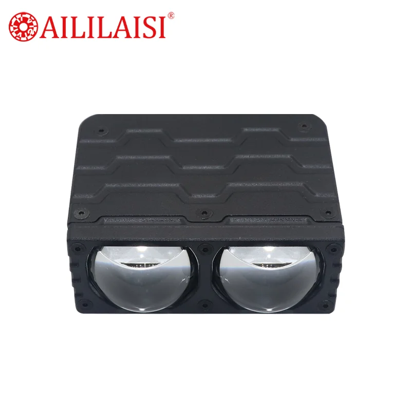 60W Monochromatic Dual Light 70W Bi LED Projector Universal Lamps Lighting for Motorcycle Plug Play Installation 6000k Color