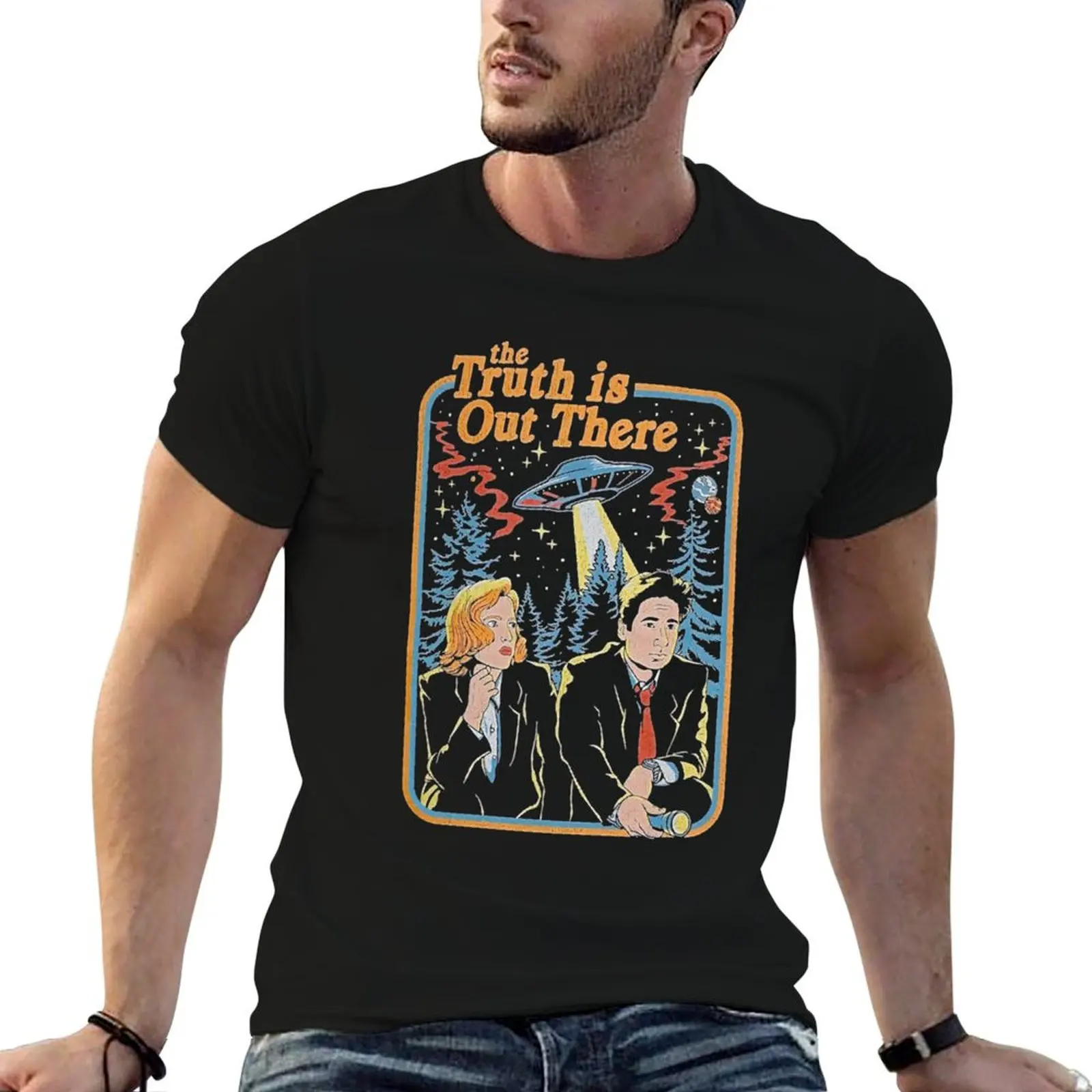 La vérité est là - T-shirt drôle X Files en coton doux imprimé