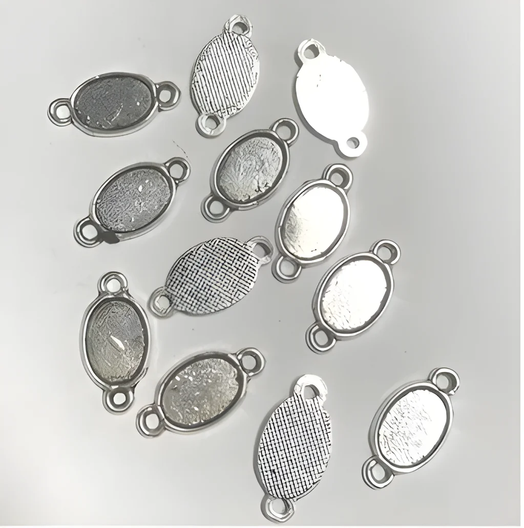 

30pcs 15*8mm Alloy matel tibetan silver oval pendants HWEF3863