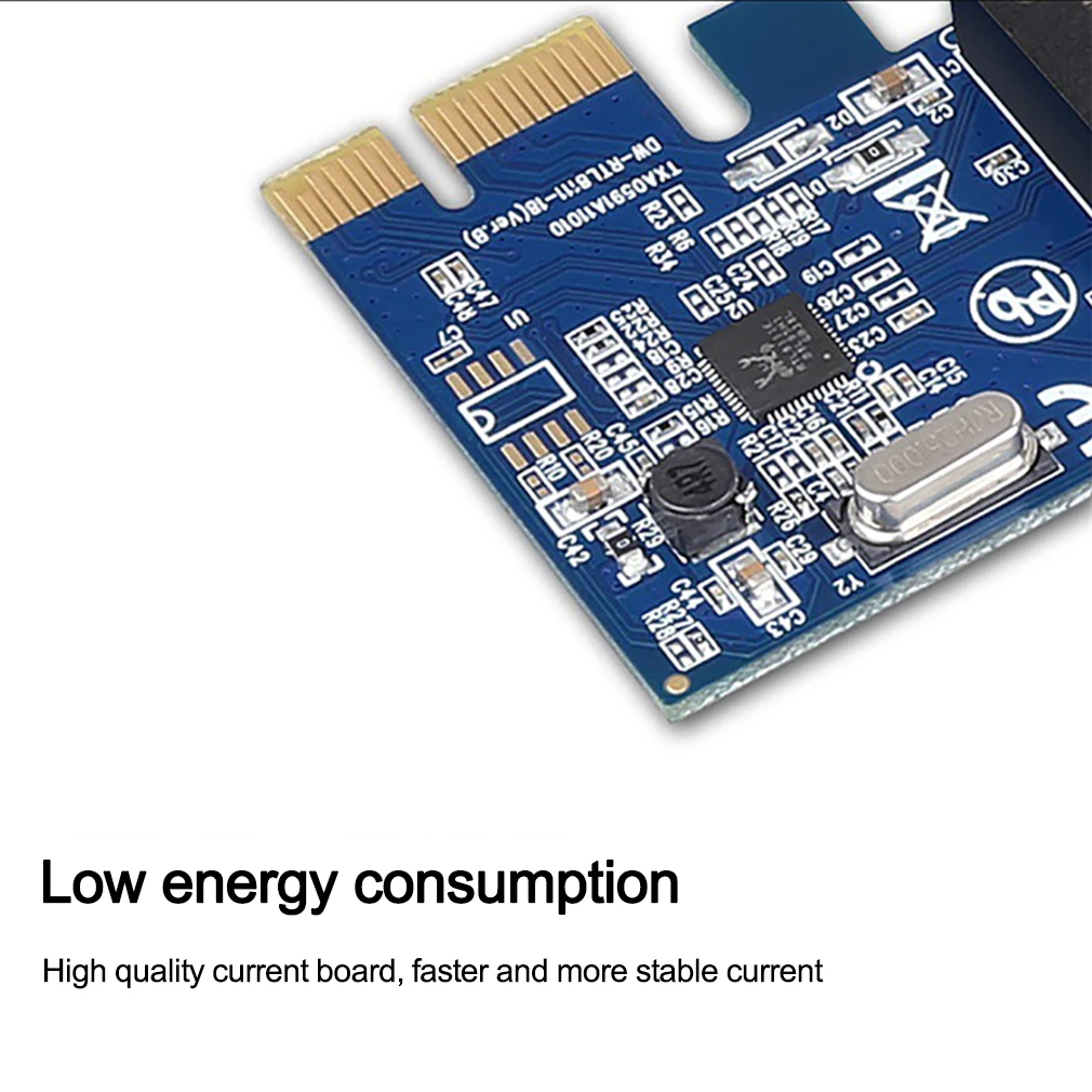 Carte réseau Ethernet 1000Mbps PCI Gigabit, adaptateur LAN RJ45 PCI Express, convertisseur 10/100/1000M LAN PCIe pour ordinateur de bureau