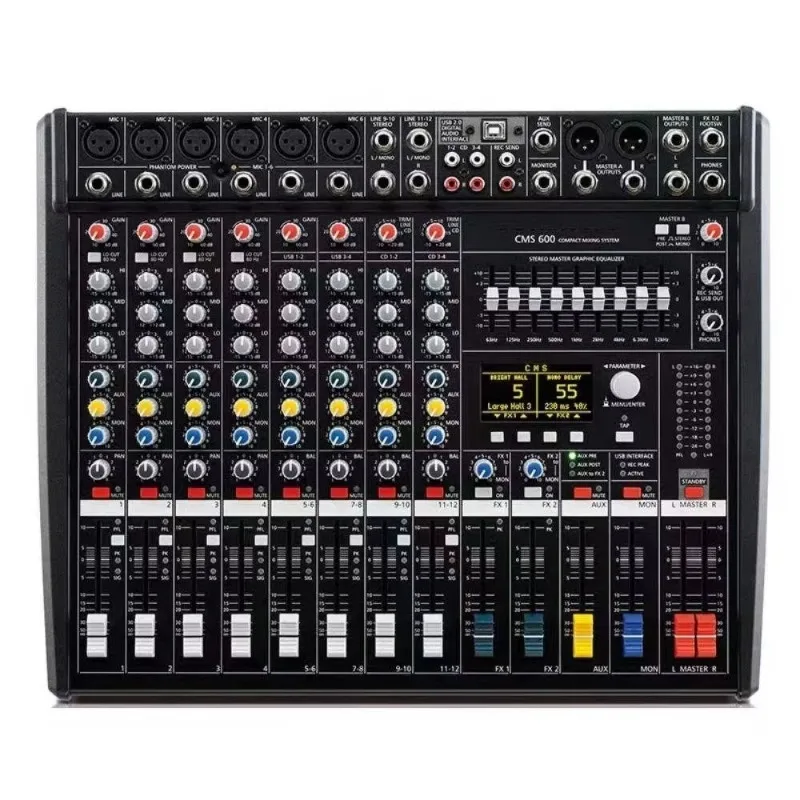 CMS 600-3 Digital Audio Mixer Dual 99 Dsp Top Quality CMS 600-3/1000-3/1600-3 Digital Mixing/recording Console