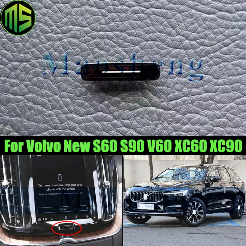 

Masheng Front Dashboard Central Control Screen Monitor HOME Switch Button Cover For Volvo New S60 S90 V60 XC60 XC90 31466782
