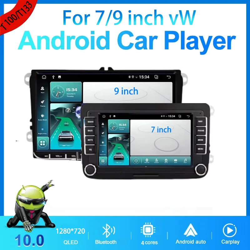 

T100/T133 is equipped with GPS, WIFI and CarPlay functions, Android 10 system. It is equipped with an in-car radio and is suitab