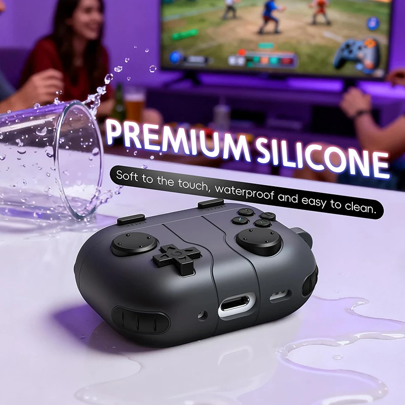 3D Mode Spielkonsole Design Kopfhörer Fall Für Airpods Pro 3 2025, Cartoon Silikon Soft Cover Für Airpods 1/2/3/4 2024/Pro 2 – Detail 4