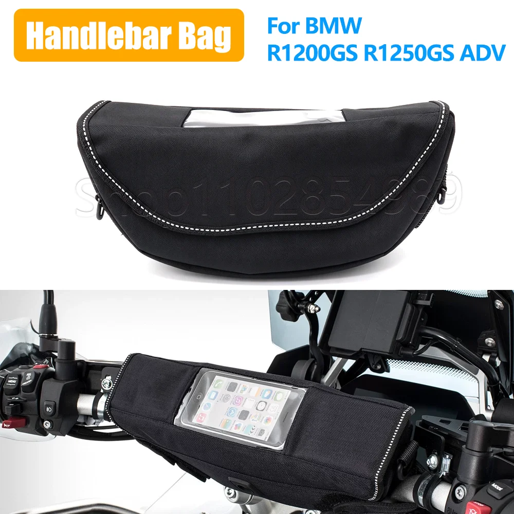 Motorcycle Waterproof Handlebar Bag For BMW R1200GS R1250GS ADV R 1200 1250 GS LC 1250GS Navigation Bag Travel Storage Tool