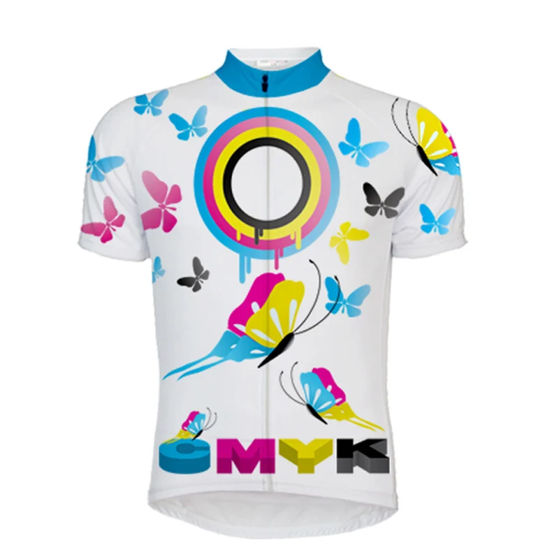 

CMKY Butterfly Cycling Jersey USA/RUS/UK/FR/AUS/CANADA Bike Team white Clothing Shirt Bicycle Outdoor Breathable Sportswear