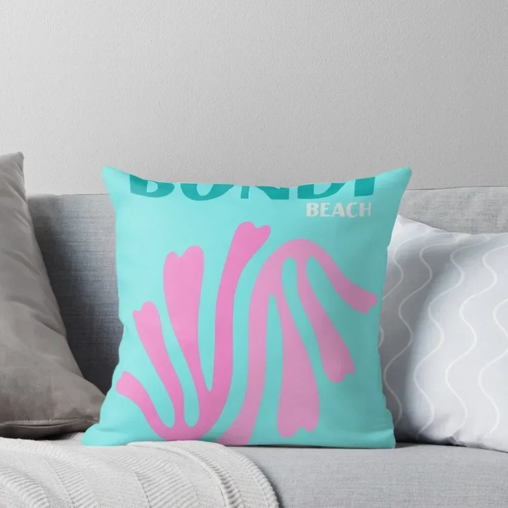 Bondi Beach Australia Asouline Print Throw Pillow christmas cushions covers Cushions For Sofa pillow