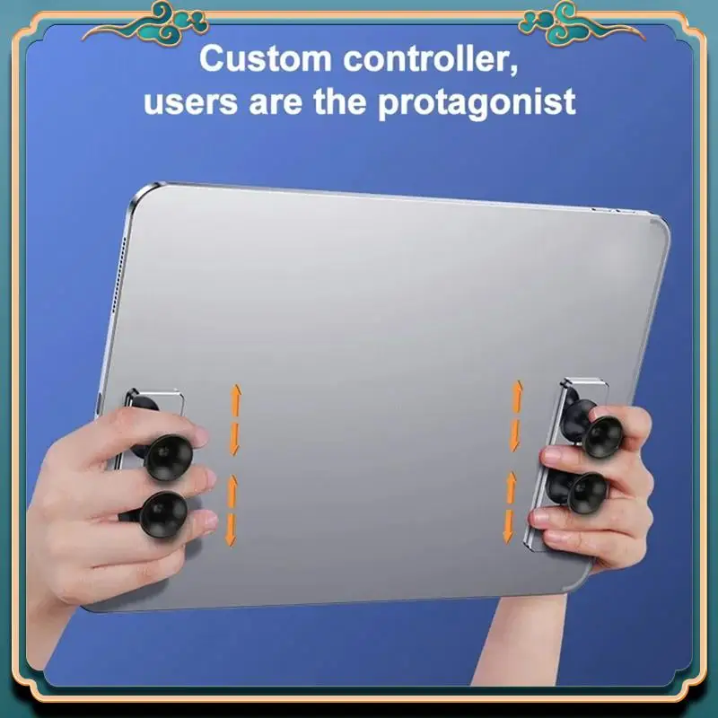 (신규)-유니버설 B02 멀티 핑거 태블릿 게임 컨트롤러 B02 실리콘 게임 조이스틱 PUBG 서바이벌 룰 L1 R1 컨트롤러